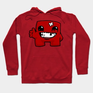 Injured Super Meat Boy Hoodie